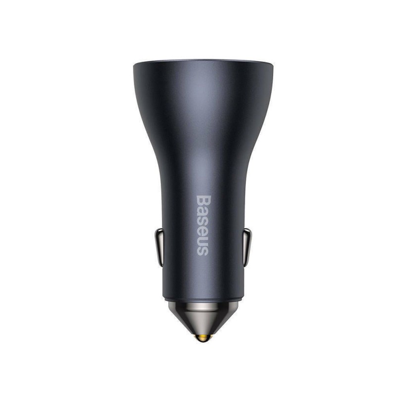 Baseus Car Charger Golden Contactor Pro C+C+U 65W Dark Gray (CGJP010013) (BASCGJP010013) Baseus Car Charger Golden Contactor Pro C+C+U 65W Dark Gray (CGJP010013) (BASCGJP010013)