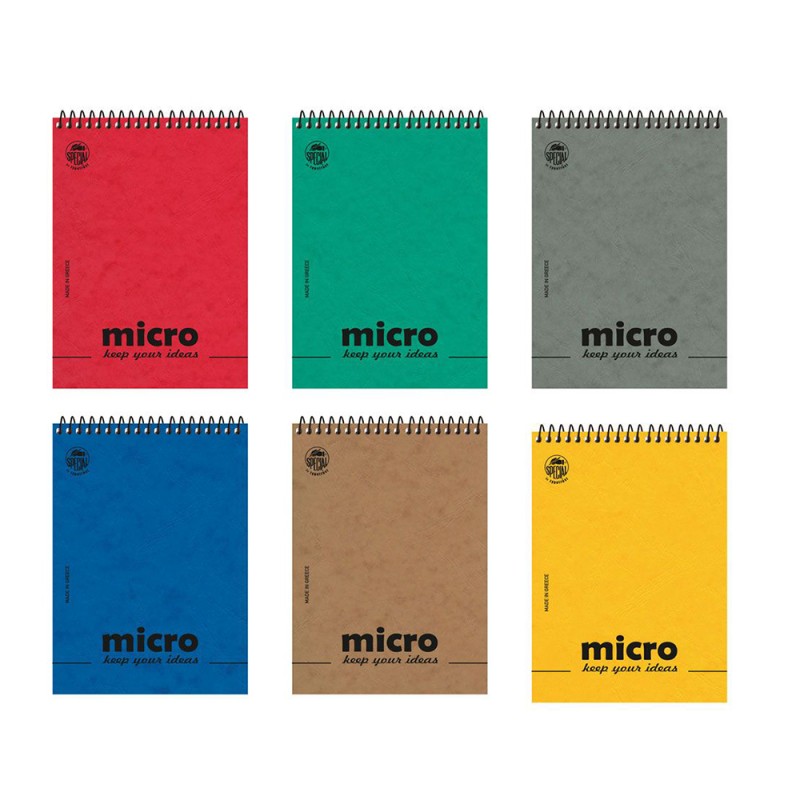 Typotrust Μπλοκ Σπιράλ Ριγέ 8.5x11.8 MICRO 80φ. (4604-1) (TYP4604-1) Typotrust Μπλοκ Σπιράλ Ριγέ 8.5x11.8 MICRO 80φ. (4604-1) (TYP4604-1)