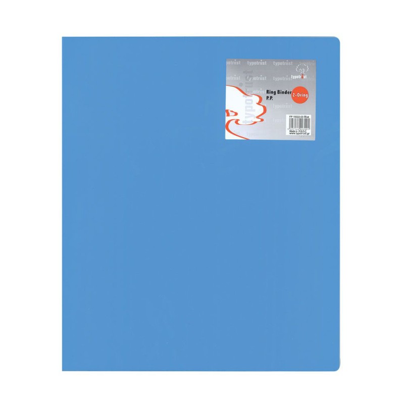 Typotrust Μπλέ Ντοσιέ Α4 με 2 D Κρίκους & 2.6εκ. Ράχη (FP15022-03) (TYPFP15022-03) Typotrust Μπλέ Ντοσιέ Α4 με 2 D Κρίκους & 2.6εκ. Ράχη (FP15022-03) (TYPFP15022-03)