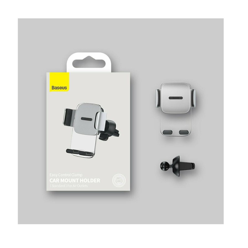 Baseus Car Mount Gravity 2-in-1 Air Outlet and Dashboard Easy Control Clamp 4,7-6,7 inch Black (SUYK000001) (BASSUYK000001) Baseus Car Mount Gravity 2-in-1 Air Outlet and Dashboard Easy Control Clamp 4,7-6,7 inch Black (SUYK000001) (BASSUYK000001)