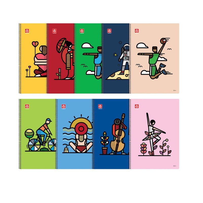 Typotrust Humans Τετράδιο Σπιράλ A4 2 θεμάτων (4542-15) (TYP4542-15) Typotrust Humans Τετράδιο Σπιράλ A4 2 θεμάτων (4542-15) (TYP4542-15)
