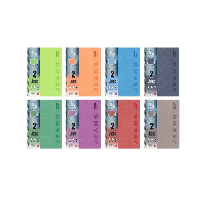 Typotrust Jeans Τετράδιο Σπιράλ A4 2 θεμάτων (4542-19) (TYP4542-19) Typotrust Jeans Τετράδιο Σπιράλ A4 2 θεμάτων (4542-19) (TYP4542-19)
