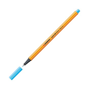 Μαρκαδόρος Σχεδίου STABILO Point 88 0.4 mm (Neon Blue) (88/031)