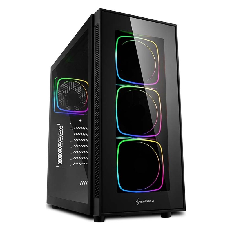 Sharkoon TG6 RGB Midi Tower Μαύρο (TG6RGB) (SHRTG6RGB) Sharkoon TG6 RGB Midi Tower Μαύρο (TG6RGB) (SHRTG6RGB)