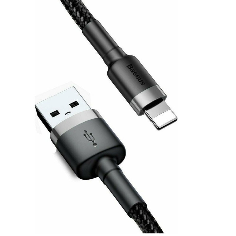 Baseus Cafule Braided USB to Lightning Cable Μαύρο 2m (CALKLF-CG1) (BASCALKLF-CG1) Baseus Cafule Braided USB to Lightning Cable Μαύρο 2m (CALKLF-CG1) (BASCALKLF-CG1)