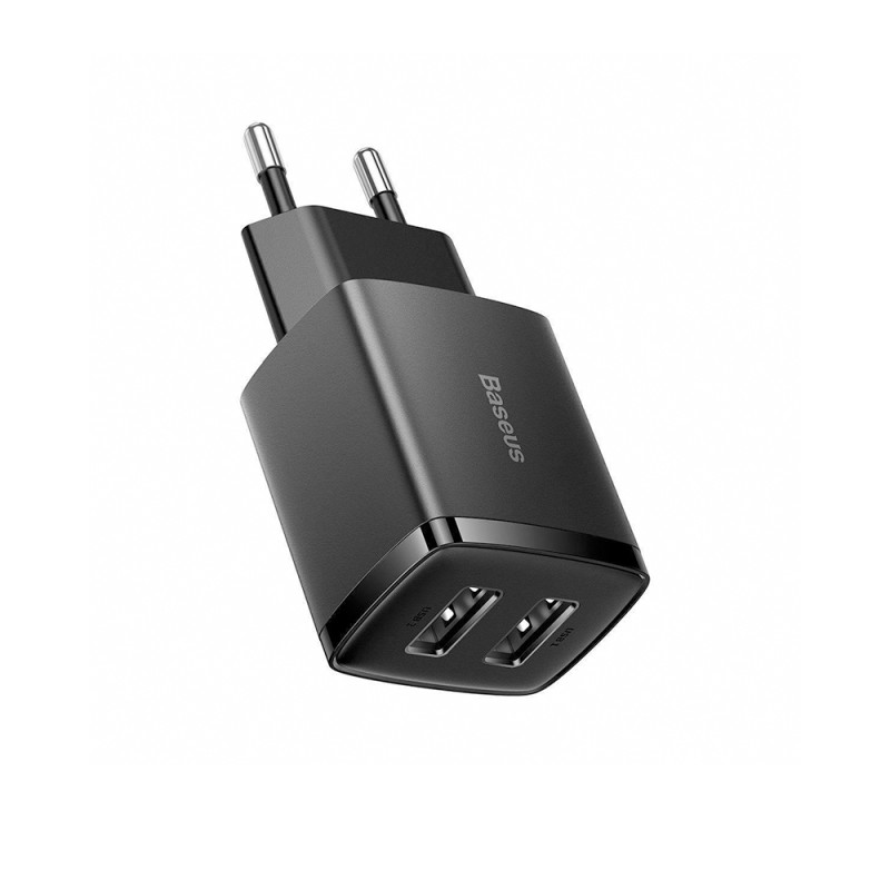 Baseus Φορτιστής Χωρίς Καλώδιο με 2 Θύρες USB-A 10.5W Μαύρος (CCXJ010201) (BASCCXJ010201) Baseus Φορτιστής Χωρίς Καλώδιο με 2 Θύρες USB-A 10.5W Μαύρος (CCXJ010201) (BASCCXJ010201)