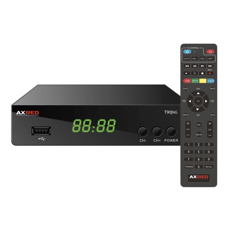 AXRED AX T90|NG Επίγειος Ψηφιακός Δέκτης 11694 (T90/NG) (AXRT90NG) AXRED AX T90|NG Επίγειος Ψηφιακός Δέκτης 11694 (T90/NG) (AXRT90NG)