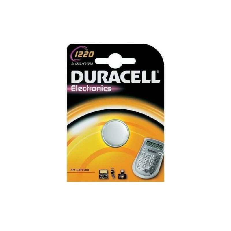 Duracell Electronics Μπαταρία Λιθίου Ρολογιών CR1220 3V 1τμχ (DECR1220)(DURDECR1220) Duracell Electronics Μπαταρία Λιθίου Ρολογιών CR1220 3V 1τμχ (DECR1220)(DURDECR1220)