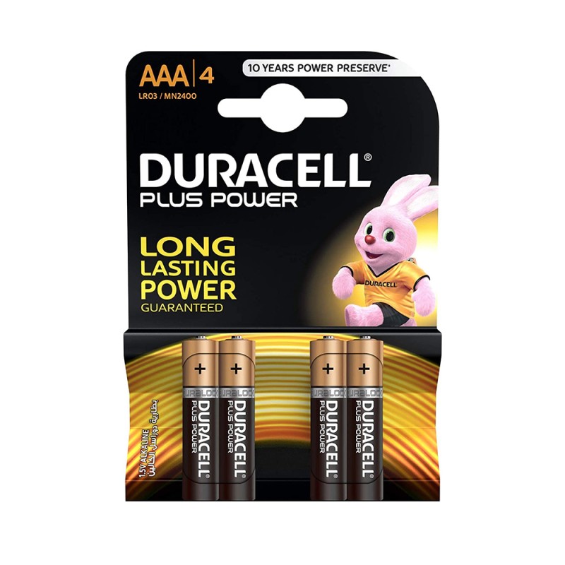 Duracell Αλκαλικές Μπαταρίες AAA 1.5V 4τμχ (DAAALR03MN24004) (DURDAAALR03MN24004) Duracell Αλκαλικές Μπαταρίες AAA 1.5V 4τμχ (DAAALR03MN24004) (DURDAAALR03MN24004)