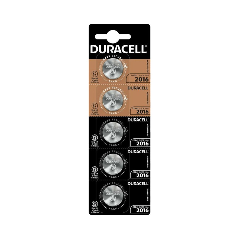 Duracell Long Lasting Power Μπαταρία Λιθίου Ρολογιών CR2016 3V 5τμχ (DRLCR20165) (DURDRLCR20165) Duracell Long Lasting Power Μπαταρία Λιθίου Ρολογιών CR2016 3V 5τμχ (DRLCR20165) (DURDRLCR20165)