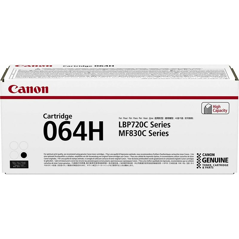 Canon LBP722Cdw/MF 832CdwSERIES TONER BLACK HC (4938C001) (CAN-064HBK) Canon LBP722Cdw/MF 832CdwSERIES TONER BLACK HC (4938C001) (CAN-064HBK)