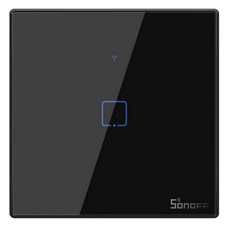 Sonoff TX-T3EU1C Χωνευτός Διακόπτης Τοίχου Wi-Fi για Έλεγχο Φωτισμού με Πλαίσιο και Ένα Πλήκτρο Αφής Φωτιζόμενος Μαύρος (IM190314018) (SONIM190314018) Sonoff TX-T3EU1C Χωνευτός Διακόπτης Τοίχου Wi-Fi για Έλεγχο Φωτισμού με Πλαίσιο και Ένα Πλήκτρο Αφής Φωτιζόμενος Μαύρος (IM190314018) (SONIM190314018)