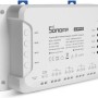 Sonoff 4CH PRO R3 Smart Ενδιάμεσος Διακόπτης με Wi-Fi και RF σε Λευκό Χρώμα (4CHPROR3) (SON4CHPROR3)