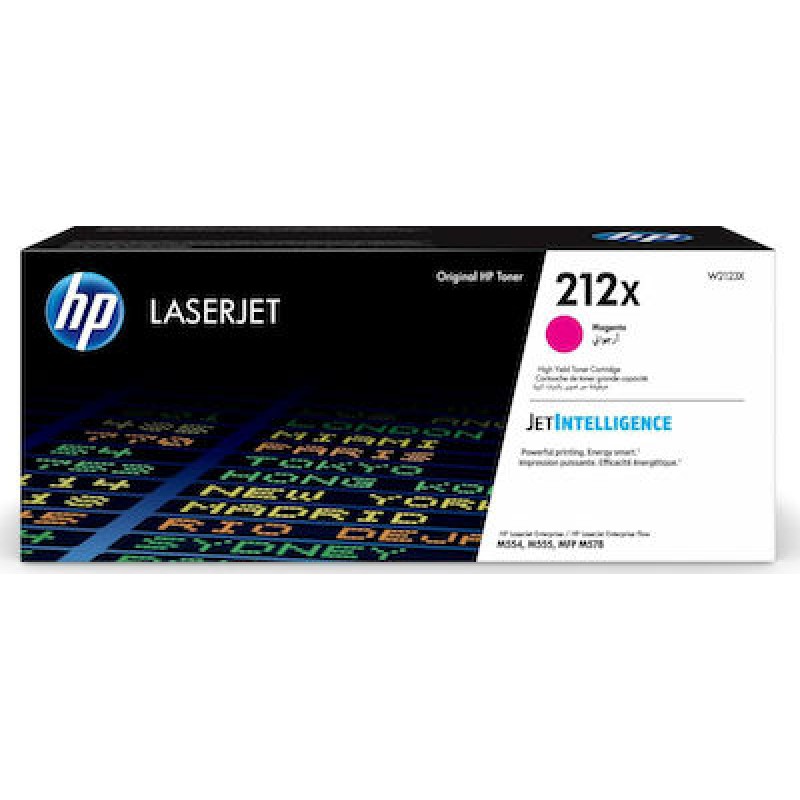 HP 212X Original LaserJet Toner Cartridge Magenta HC (W2123X) (HPW2123X) HP 212X Original LaserJet Toner Cartridge Magenta HC (W2123X) (HPW2123X)