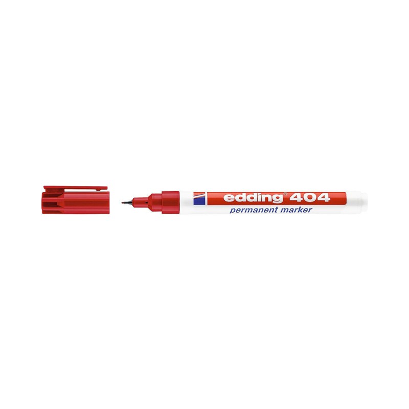 Edding 404 Permanent Marker Red (4-404002) (EDD4-404002) Edding 404 Permanent Marker Red (4-404002) (EDD4-404002)