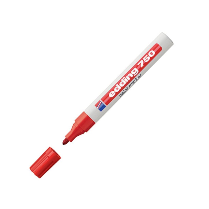 Edding 750 Paint Marker Red (4-750002) (EDD4-750002) Edding 750 Paint Marker Red (4-750002) (EDD4-750002)