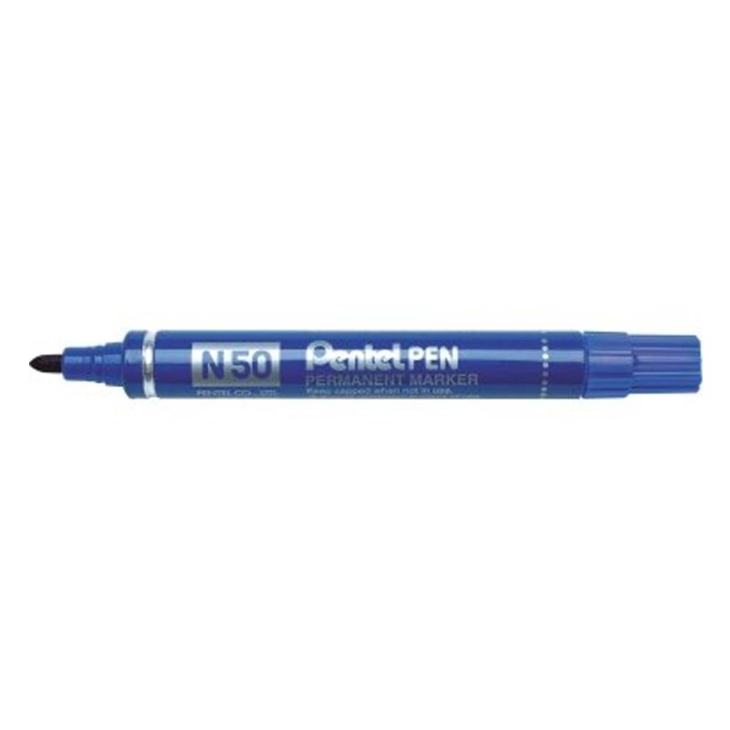 Pentel N50 Permament Marker Blue (N50CE) (PENN50CE)