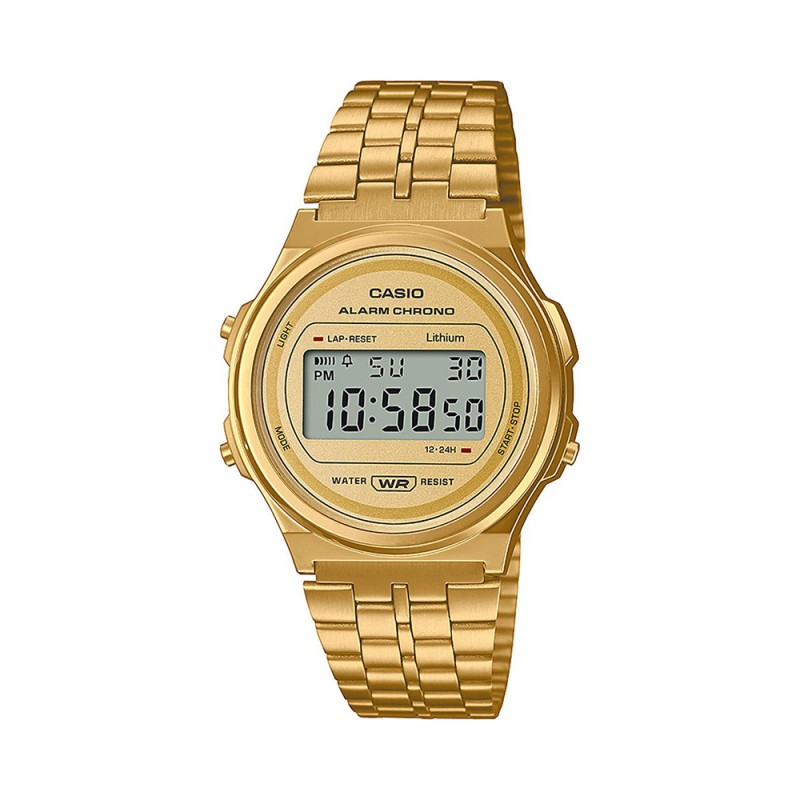 Casio Vintage Round Ψηφιακό Ρολόι Μπαταρίας με Μεταλλικό Μπρασελέ Χρυσό (ITA171WEG-9AEF) (CASITA171WEG9AEF) Casio Vintage Round Ψηφιακό Ρολόι Μπαταρίας με Μεταλλικό Μπρασελέ Χρυσό (ITA171WEG-9AEF) (CASITA171WEG9AEF)