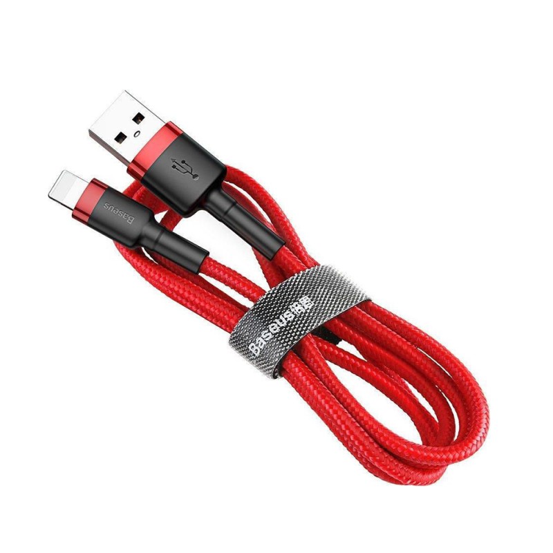 Baseus Cafule Braided USB to Lightning Cable Κόκκινο 0.5m (CALKLF-A09) (BASCALKLFA09) Baseus Cafule Braided USB to Lightning Cable Κόκκινο 0.5m (CALKLF-A09) (BASCALKLFA09)