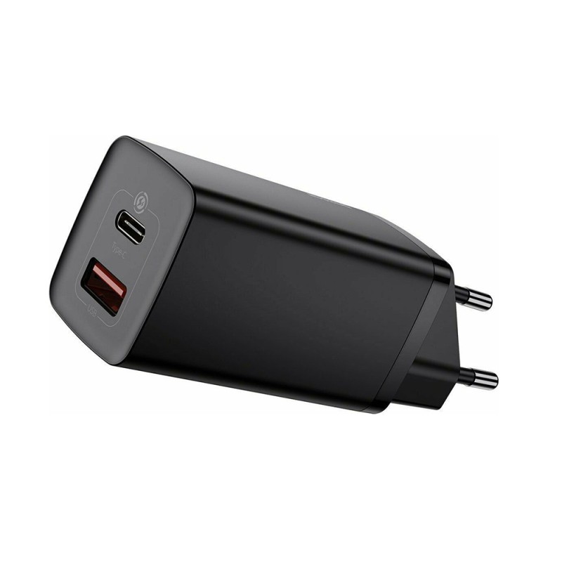 Baseus Φορτιστής Χωρίς Καλώδιο με Θύρα USB-A και Θύρα USB-C Quick Charge 3.0 Μαύρος (CCGAN2L-B01) (BASCCGAN2L-B01) Baseus Φορτιστής Χωρίς Καλώδιο με Θύρα USB-A και Θύρα USB-C Quick Charge 3.0 Μαύρος (CCGAN2L-B01) (BASCCGAN2L-B01)