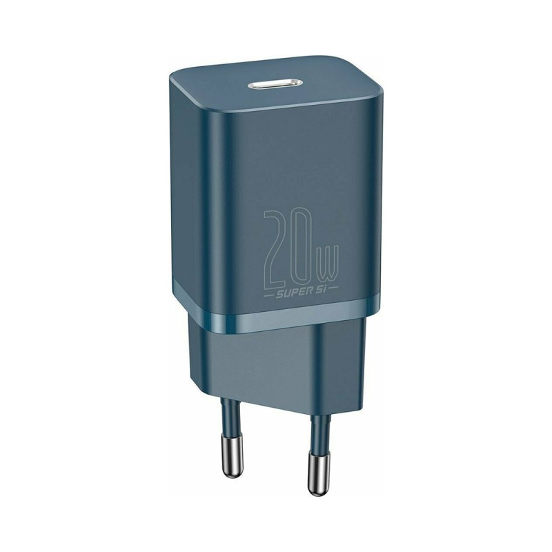 Baseus Φορτιστής Χωρίς Καλώδιο με Θύρα USB-C 20W Power Delivery Μπλε (Super Si) (CCSUP-B03) (BASCCSUPB03) Baseus Φορτιστής Χωρίς Καλώδιο με Θύρα USB-C 20W Power Delivery Μπλε (Super Si) (CCSUP-B03) (BASCCSUPB03)
