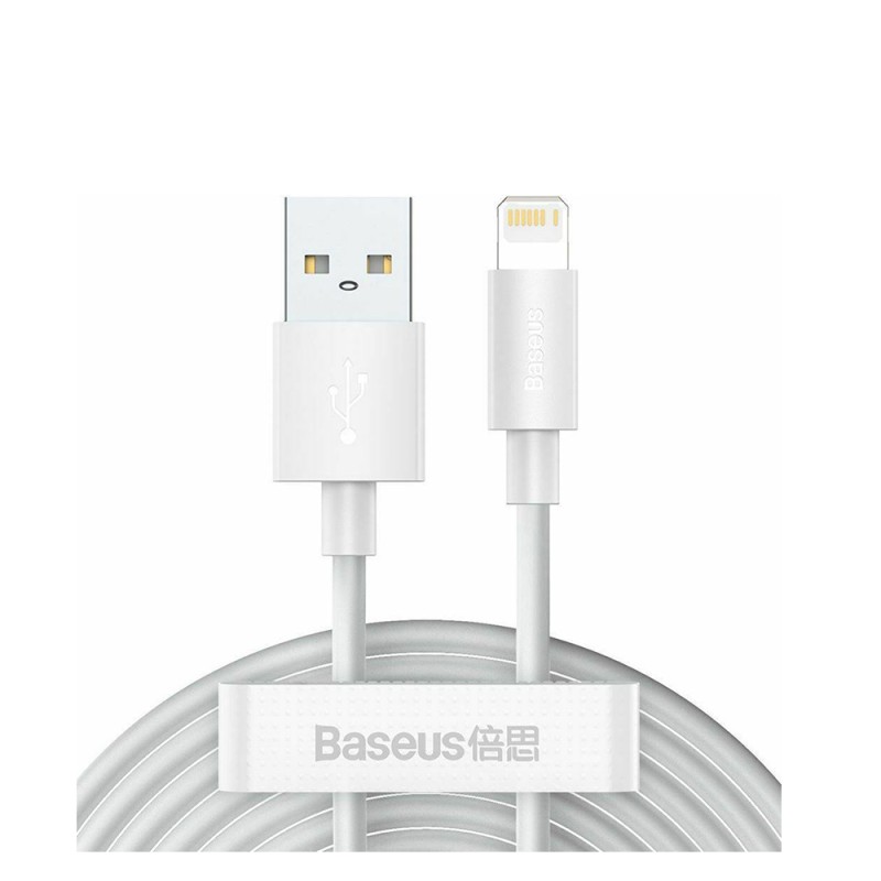 Baseus Wisdom Regular USB to Lightning Cable Λευκό 1.5m (TZCALZJ-02) (BASTZCALZJ02) Baseus Wisdom Regular USB to Lightning Cable Λευκό 1.5m (TZCALZJ-02) (BASTZCALZJ02)