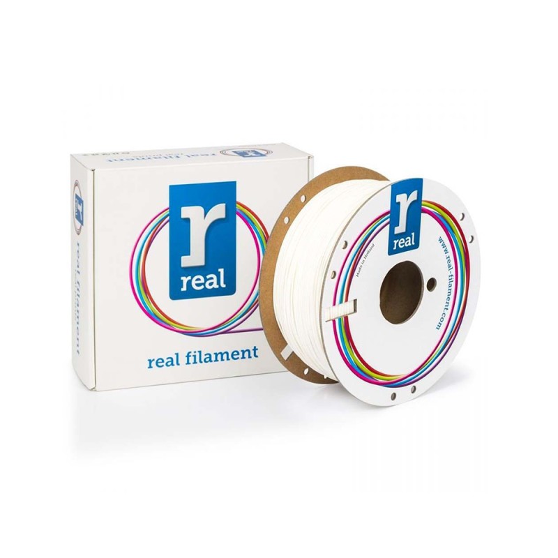 REAL PLA 3D Printer Filament -White- spool of 1Kg - 2.85mm (REALPLARWHITE1000MM285) REAL PLA 3D Printer Filament -White- spool of 1Kg - 2.85mm (REALPLARWHITE1000MM285)