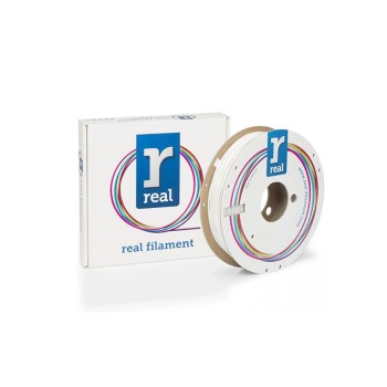 REAL PLA Recycled 3D Printer Filament -White- spool of 5Kg – 1.75mm (REALPLARWHITE5000MM175)