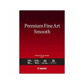 Canon Φωτογραφικό Χαρτί FINE ART PAPER Smooth A4 25 Sheets (1711C011) (CANFAA4)