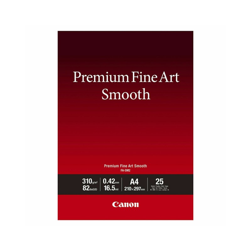 Canon Φωτογραφικό Χαρτί FINE ART PAPER Smooth A4 25 Sheets (1711C011) (CANFAA4)