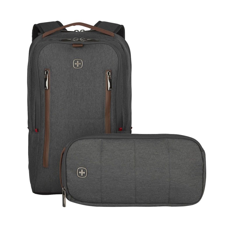 Wenger CityUpgrade Αδιάβροχη Τσάντα Πλάτης για Laptop 16" σε Γκρι χρώμα (606489) (WNR606489) Wenger CityUpgrade Αδιάβροχη Τσάντα Πλάτης για Laptop 16" σε Γκρι χρώμα (606489) (WNR606489)
