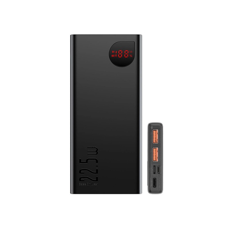 Baseus Adaman Overseas Edition 2021 Power Bank 10000mAh 22.5W με 2 Θύρες USB-A και Θύρα USB-C Power Delivery / Quick Charge 3.0 Μαύρο (PPAD070001) (BASPPAD070001) Baseus Adaman Overseas Edition 2021 Power Bank 10000mAh 22.5W με 2 Θύρες USB-A και Θύρα USB-C Power Delivery / Quick Charge 3.0 Μαύρο (PPAD070001) (BASPPAD070001)