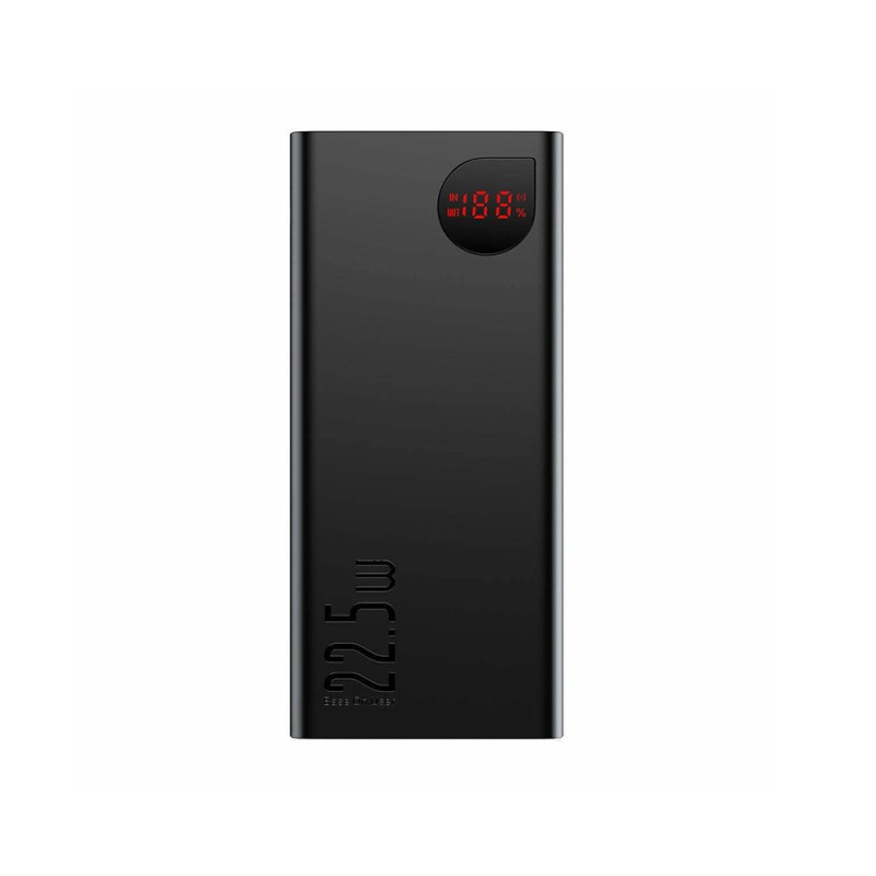 Baseus Adaman Power Bank 20000mAh 22.5W με 2 Θύρες USB-A και Θύρα USB-C Quick Charge 3.0 Μαύρο (PPAD070101) (BASPPAD070101) Baseus Adaman Power Bank 20000mAh 22.5W με 2 Θύρες USB-A και Θύρα USB-C Quick Charge 3.0 Μαύρο (PPAD070101) (BASPPAD070101)