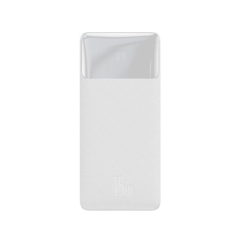 Baseus Bipow Overseas Edition Power Bank 20000mAh 15W με 2 Θύρες USB-A και Θύρα USB-C Λευκό (PPBD050102) (BASPPBD050102) Baseus Bipow Overseas Edition Power Bank 20000mAh 15W με 2 Θύρες USB-A και Θύρα USB-C Λευκό (PPBD050102) (BASPPBD050102)