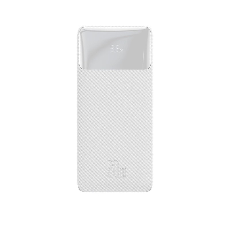 Baseus Bipow Overseas Edition Power Bank 10000mAh 20W με 2 Θύρες USB-A και Θύρα USB-C Λευκό (PPBD050502) (BASPPBD050502) Baseus Bipow Overseas Edition Power Bank 10000mAh 20W με 2 Θύρες USB-A και Θύρα USB-C Λευκό (PPBD050502) (BASPPBD050502)