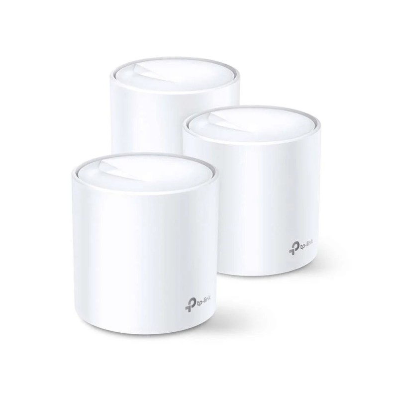 TP-LINK Access Point Deco AX3000 Whole-Home Mesh Wi-Fi 6 System V3.2 (DECO X60(3-PACK) (TPDECOX60(3-PACK) TP-LINK Access Point Deco AX3000 Whole-Home Mesh Wi-Fi 6 System V3.2 (DECO X60(3-PACK) (TPDECOX60(3-PACK)