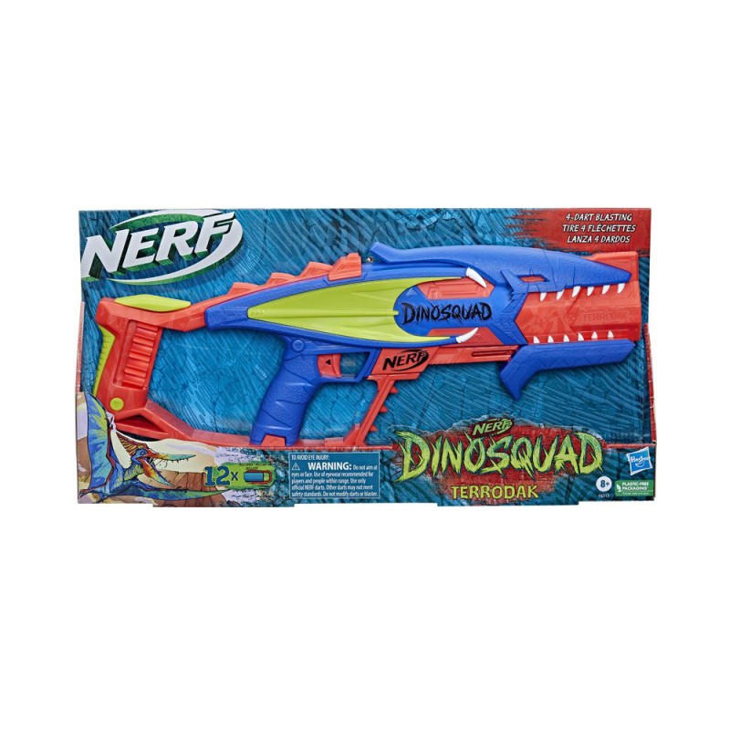 Hasbro Nerf Εκτοξευτής Terrodak Dinosquad για 8+ Ετών (F6313) (HASF6313) Hasbro Nerf Εκτοξευτής Terrodak Dinosquad για 8+ Ετών (F6313) (HASF6313)