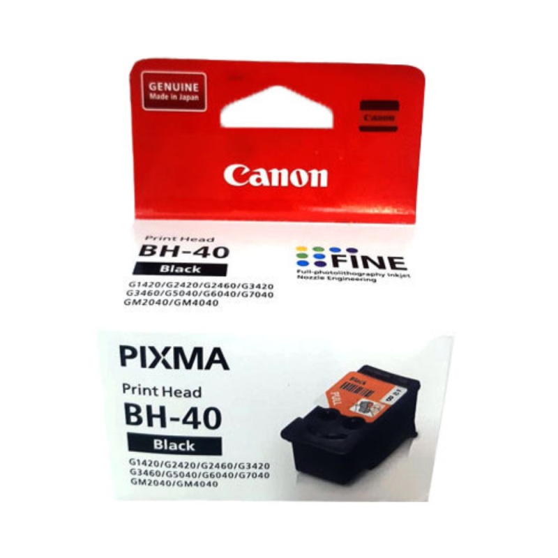 Canon Print head for G5040, G6040, G7040, GM2040, GM4040, G1420, G2420, G2460, G3420, G3460 (3421C001) (CAN-BH40EMB) Canon Print head for G5040, G6040, G7040, GM2040, GM4040, G1420, G2420, G2460, G3420, G3460 (3421C001) (CAN-BH40EMB)