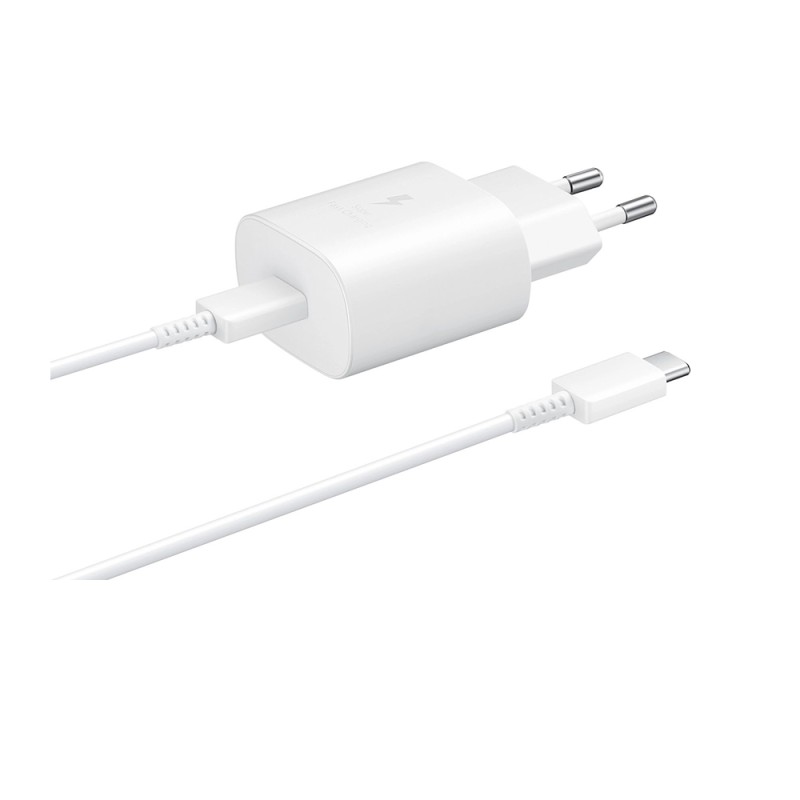Samsung Charger with USB-C and cable USB-C 25W White (EP-TA800XWEGWW) (SAMEP-TA800XWEG) Samsung Charger with USB-C and cable USB-C 25W White (EP-TA800XWEGWW) (SAMEP-TA800XWEG)