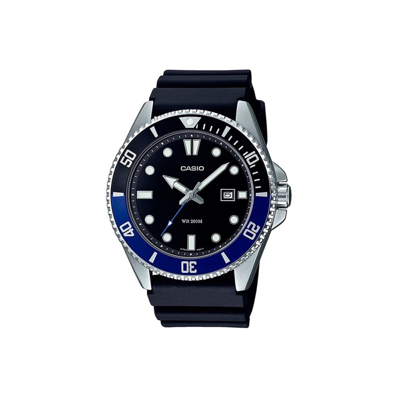 Casio Ρολόι Μπαταρίας με Καουτσούκ Λουράκι σε Μαύρο (MDV-107-1A2) (CASMDV1071A2) Casio Ρολόι Μπαταρίας με Καουτσούκ Λουράκι σε Μαύρο (MDV-107-1A2) (CASMDV1071A2)