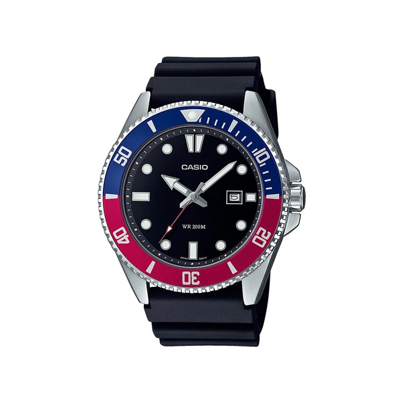 Casio Ρολόι Μπαταρίας με Καουτσούκ Λουράκι σε Μαύρο (MDV-107-1A3) (CASMDV1071A3) Casio Ρολόι Μπαταρίας με Καουτσούκ Λουράκι σε Μαύρο (MDV-107-1A3) (CASMDV1071A3)
