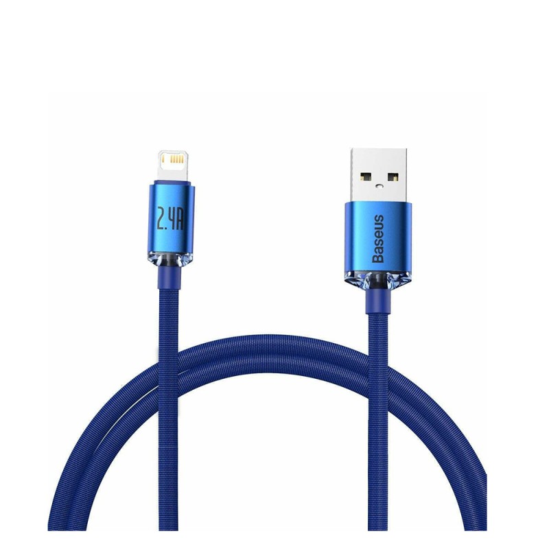 Baseus Crystal Shine Braided USB to Lightning Cable Μπλε 1.2m (CAJY000003) (BASCAJY000003) Baseus Crystal Shine Braided USB to Lightning Cable Μπλε 1.2m (CAJY000003) (BASCAJY000003)