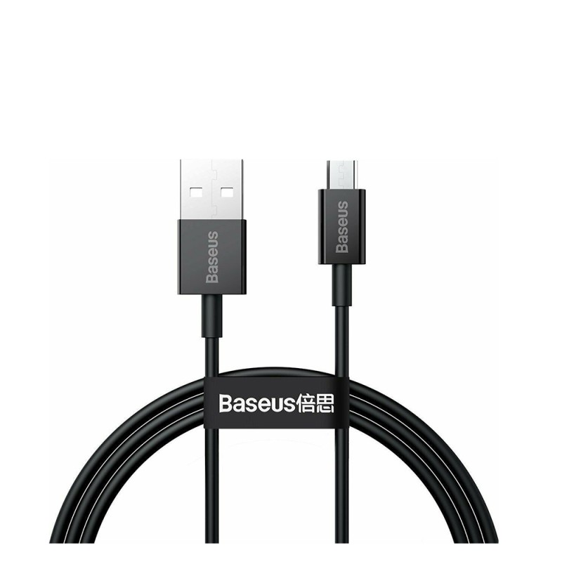 Baseus Superior Series Regular USB 2.0 to micro USB Cable Μαύρο 1m (CAMYS-01) (BASCAMYS01) Baseus Superior Series Regular USB 2.0 to micro USB Cable Μαύρο 1m (CAMYS-01) (BASCAMYS01)