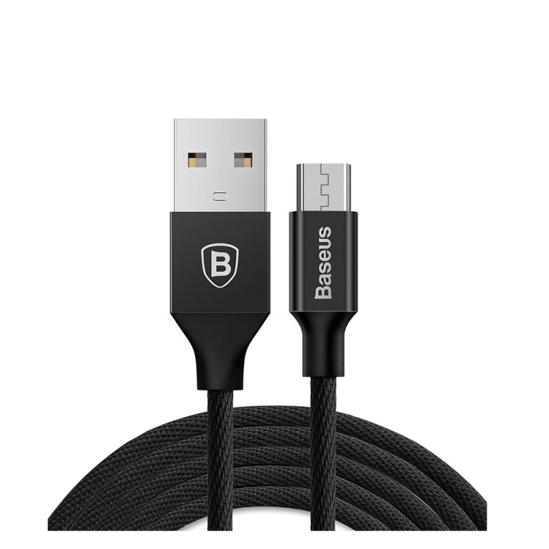 Baseus Yiven Braided USB 2.0 to micro USB Cable Μαύρο 1.5m (CAMYW-B01) (BASCAMYWB01) Baseus Yiven Braided USB 2.0 to micro USB Cable Μαύρο 1.5m (CAMYW-B01) (BASCAMYWB01)