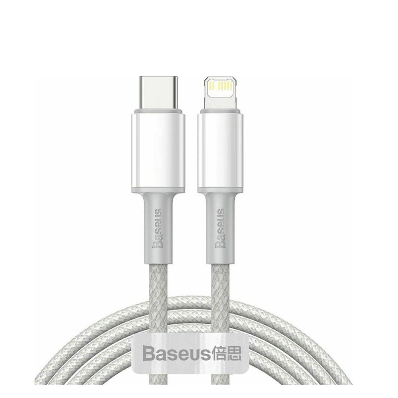 Baseus High Density Braided USB-C to Lightning Cable 20W Λευκό 2m (CATLGD-A02) (BASCATLGDA02) Baseus High Density Braided USB-C to Lightning Cable 20W Λευκό 2m (CATLGD-A02) (BASCATLGDA02)