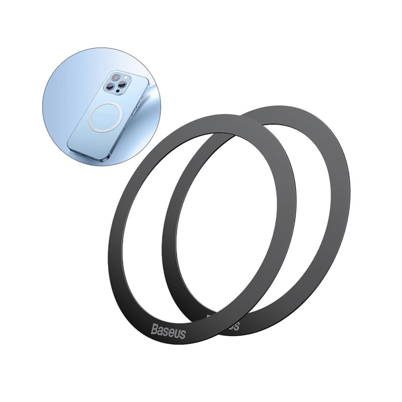 Baseus ESR Halo (2 pack) Αξεσουάρ ΜagSafe σε Μαύρο χρώμα (ARAJ000202) (BASARAJ000202)
