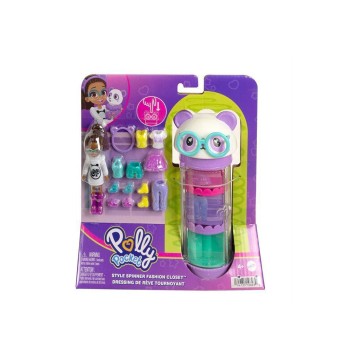 Mattel Polly Pocket Style Spinner Fashion Closet - Panda για 4+ Ετών (HKW05) (MATHKW05)