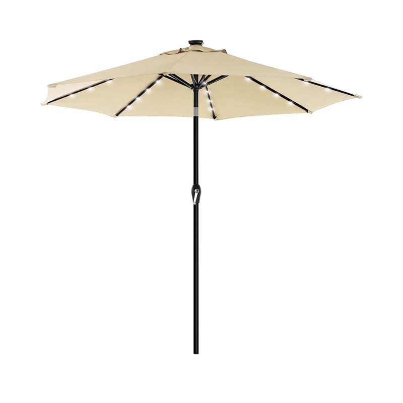SONGMICS Ομπρέλα Δαπέδου Στρογγυλή 180 g/m² Beige (GPU040M01) (SNGGPU040M01) SONGMICS Ομπρέλα Δαπέδου Στρογγυλή 180 g/m² Beige (GPU040M01) (SNGGPU040M01)