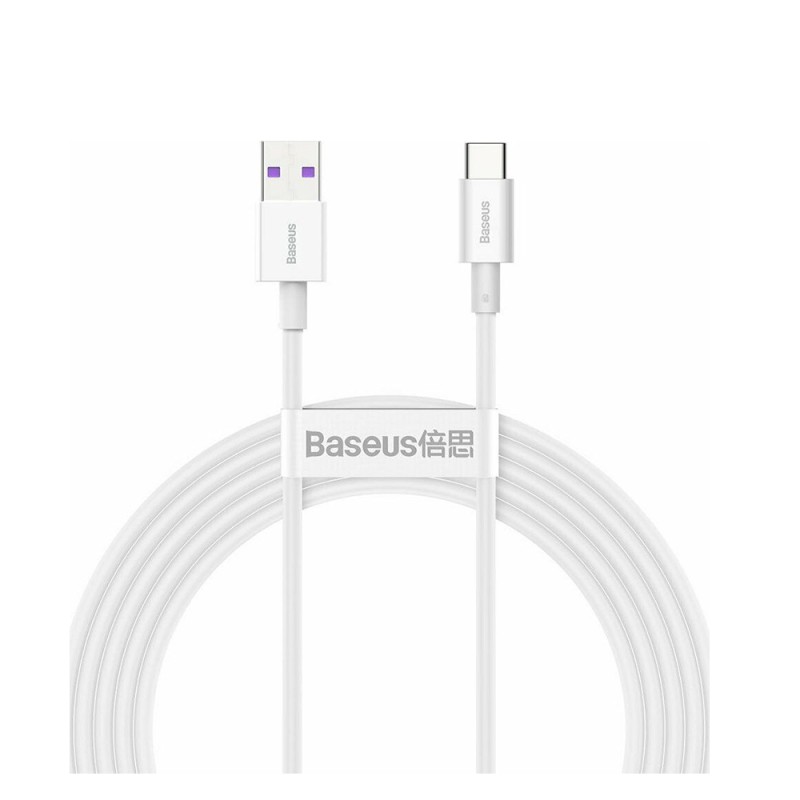 Baseus Superior USB 2.0 Cable USB-C male - USB-A male Λευκό 2m (CATYS-A02) (BASCATYSA02) Baseus Superior USB 2.0 Cable USB-C male - USB-A male Λευκό 2m (CATYS-A02) (BASCATYSA02)