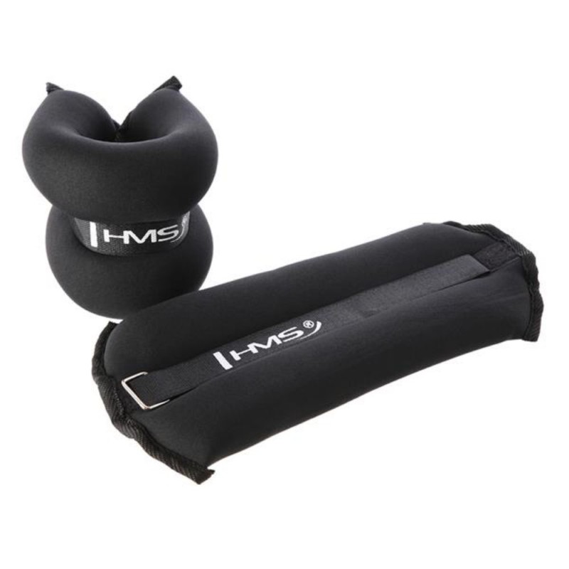 HMS Ankle Wrist Weights 2x 2kg Black (OB06) (HMSOB06) HMS Ankle Wrist Weights 2x 2kg Black (OB06) (HMSOB06)